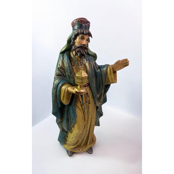 Vintage 1990s O'well Grandeur Noel Nativity King Wise Man Replacement Piece - Picture 1 of 14